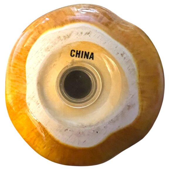 Vintage Ceramic Pear & Eggplant Salt and Pepper Shaker Set - Picture 8 of 8